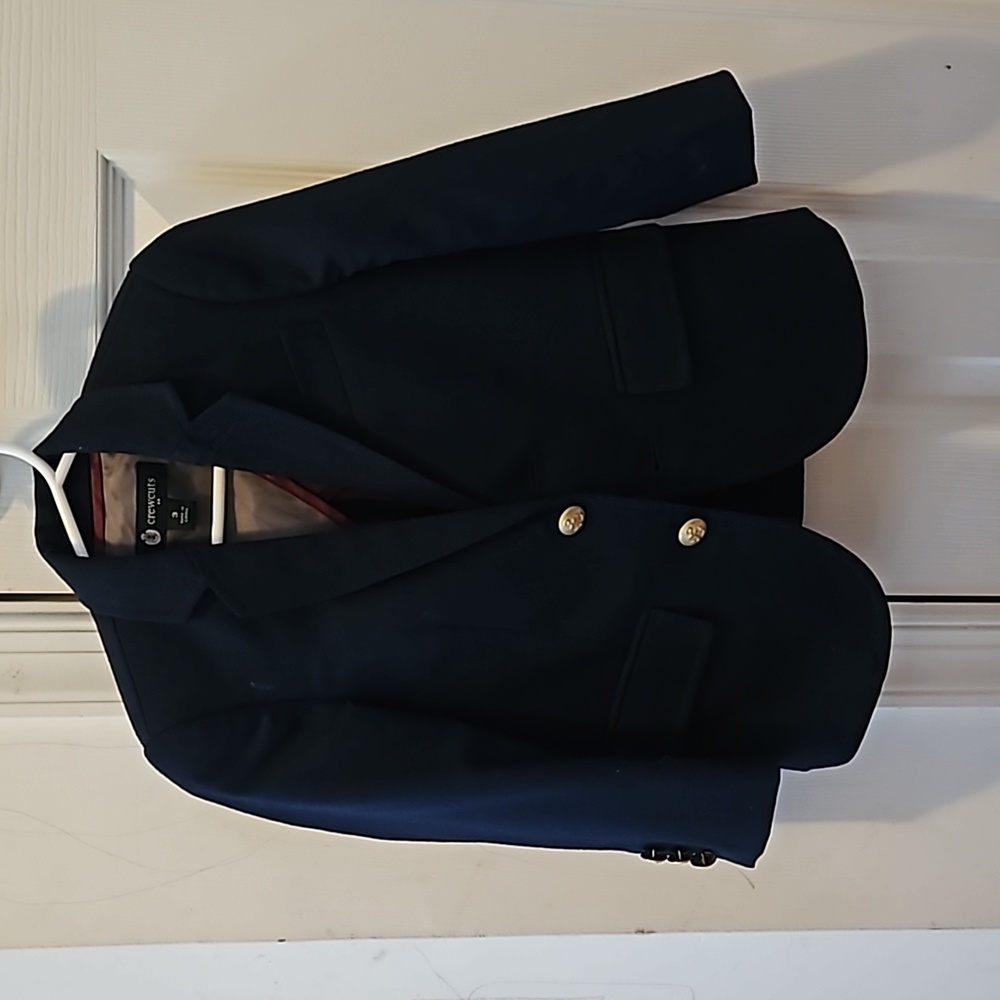 3T J Crew Boys Navy Blazer
